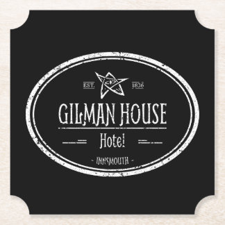 Gilman House Innsmouth Lovecraftian Paper Coaster