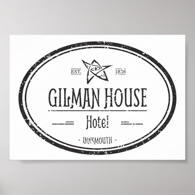 Gilman House Innsmouth Lovecraftian Poster (Front)
