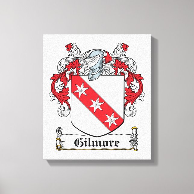 Gilmore Family Crest Canvas Print (Front)
