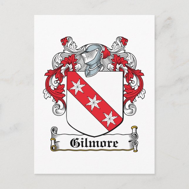 Gilmore Family Crest Postcard (Front)