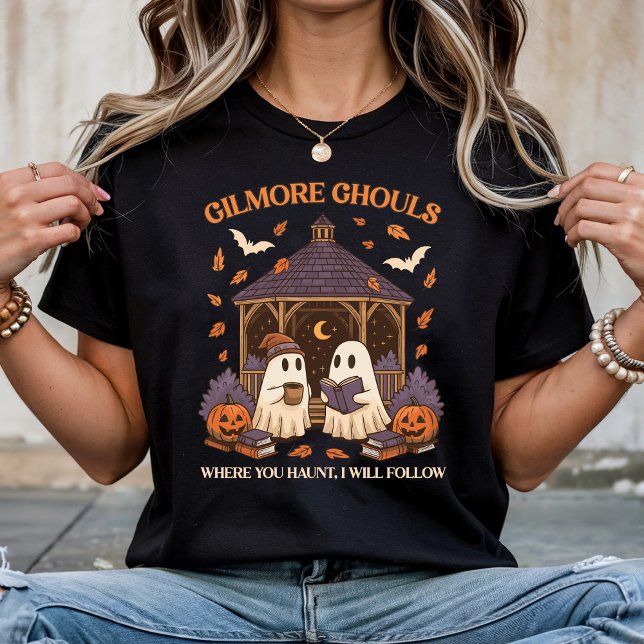 Gilmore Ghouls Cute Ghost Halloween Spooky & Funny T-Shirt (Creator Uploaded)