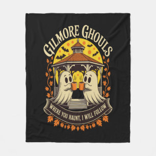 Gilmore Ghouls Halloween Ghost Fleece Blanket