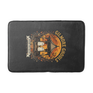 Gilmore Ghouls Halloween Ghost Gazebo Design_1 Bath Mat