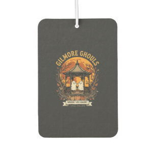 Gilmore Ghouls Halloween Ghost Gazebo Design_1 Car Air Freshener