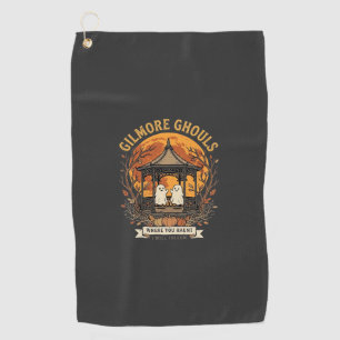 Gilmore Ghouls Halloween Ghost Gazebo Design_1 Golf Towel