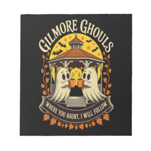 Gilmore Ghouls Halloween Ghost Notepad