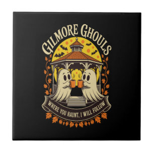 Gilmore Ghouls Halloween Ghost Tile