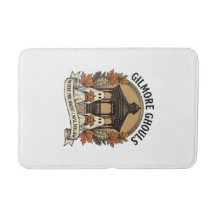 Gilmore Ghouls Vintage Halloween Ghost Bath Mat