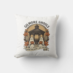 Gilmore Ghouls Vintage Halloween Ghost Cushion