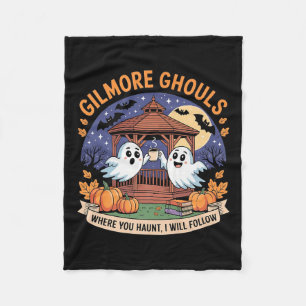 Gilmore Ghouls Where You Haunt I Will Follow Hallo Fleece Blanket