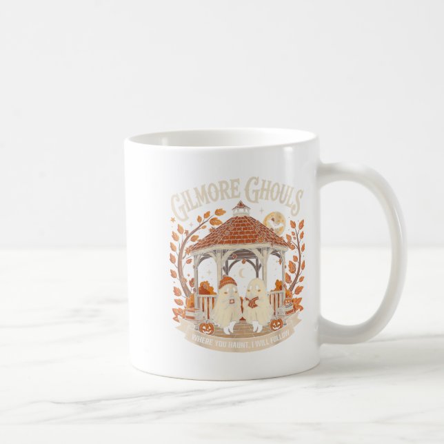 Gilmore Ghouls Where You Haunt I Will Follow Tee  Coffee Mug (Right)