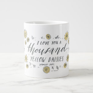 Gilmore Girls   A Thousand Yellow Daisies Large Coffee Mug