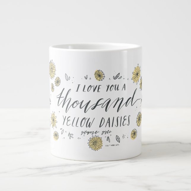 Gilmore Girls | A Thousand Yellow Daisies Large Coffee Mug (Front)