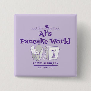 Gilmore Girls   Al's Pancake World 15 Cm Square Badge