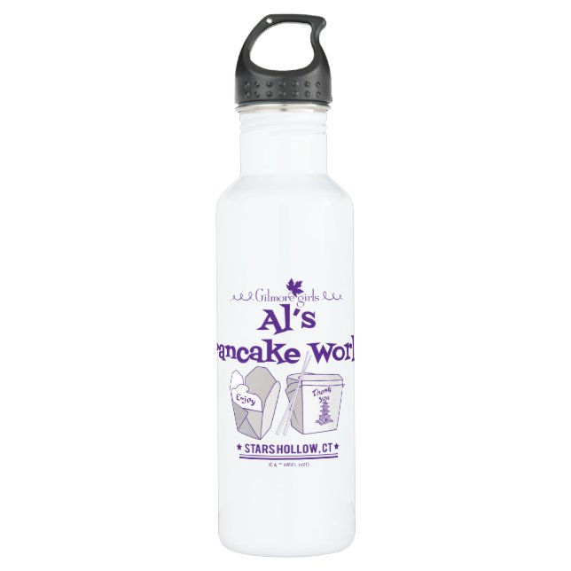 Gilmore Girls | Al's Pancake World 710 Ml Water Bottle (Front)