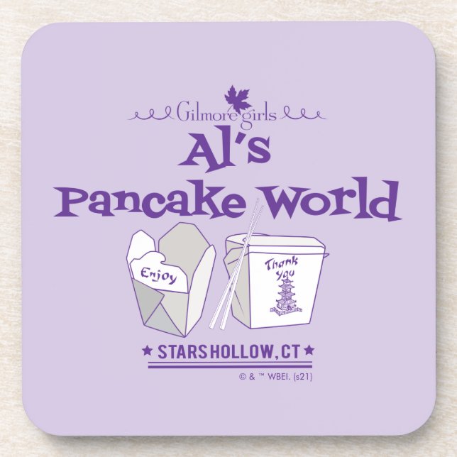 Gilmore Girls | Al's Pancake World Coaster (Front)