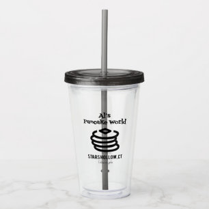 Gilmore Girls   Al's Pancake World Logo Acrylic Tumbler