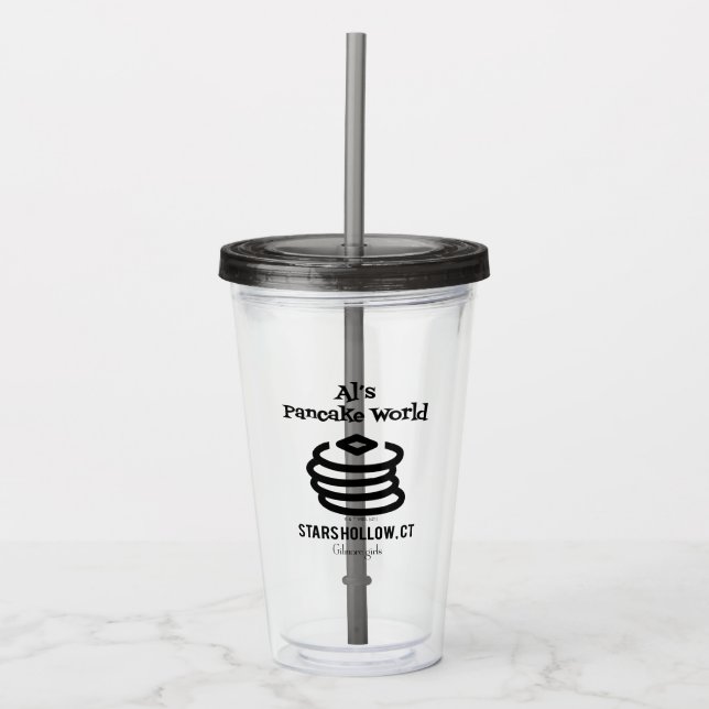 Gilmore Girls | Al's Pancake World Logo Acrylic Tumbler (Front)