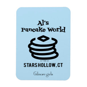 Gilmore Girls   Al's Pancake World Logo Magnet