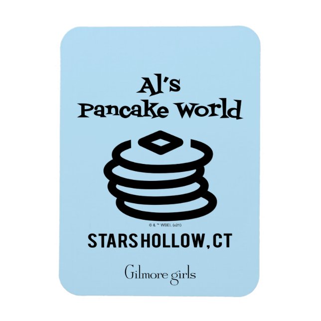 Gilmore Girls | Al's Pancake World Logo Magnet (Vertical)