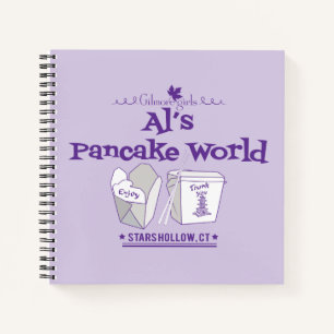 Gilmore Girls   Al's Pancake World Notebook