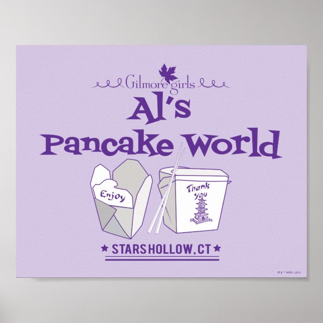 Gilmore Girls | Al's Pancake World Poster (Front)