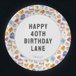 Gilmore Girl's Birthday Paper Plate<br><div class="desc">Add a dash of Stars Hollow charm to your baby shower with these Gilmore Girls-inspired custom paper plates. Featuring a cosy design reminiscent of the beloved show, these plates are perfect for serving cake, snacks, or meals while celebrating your special day. Fully customisable, they’re the ideal way to delight Gilmore...</div>