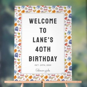 Gilmore Girl's Birthday Welcome Acrylic Sign