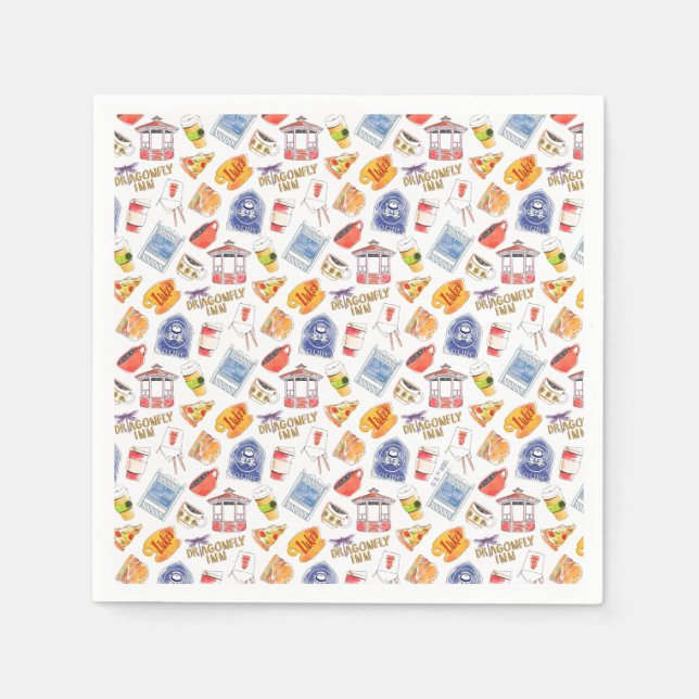 Gilmore Girl's Bridal Shower Napkin (Front)