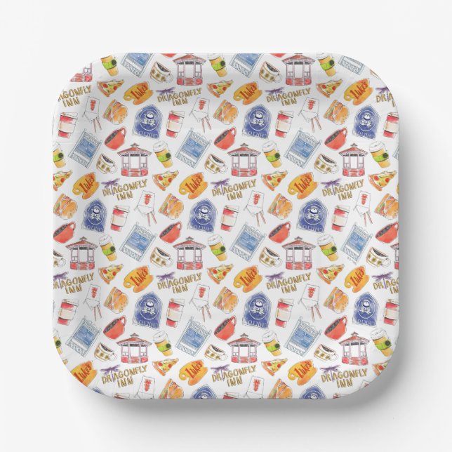 Gilmore Girl's Bridal Shower Paper Plate (Front)