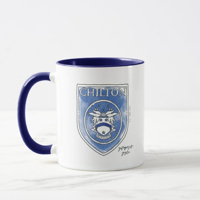 Gilmore Girls | Chilton Academy Watercolor Badge Mug (Left)