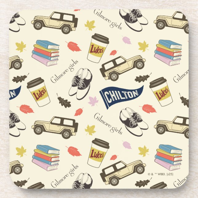 Gilmore Girls Chilton Fall Pattern Coaster (Front)