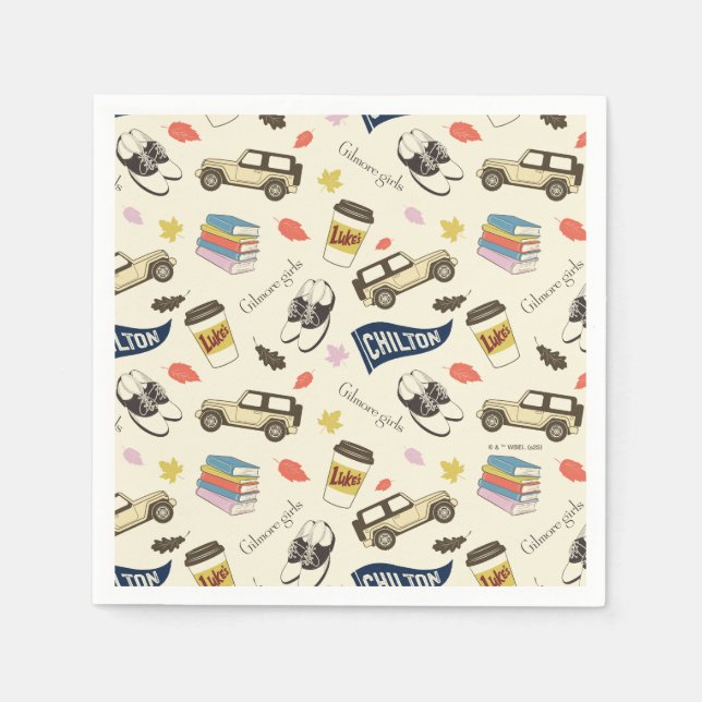 Gilmore Girls Chilton Fall Pattern Napkin (Front)