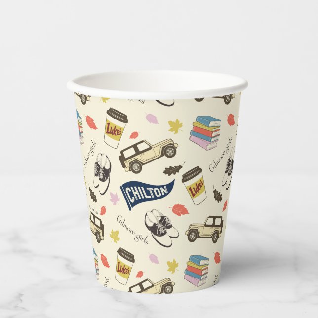 Gilmore Girls Chilton Fall Pattern Paper Cups (Front)