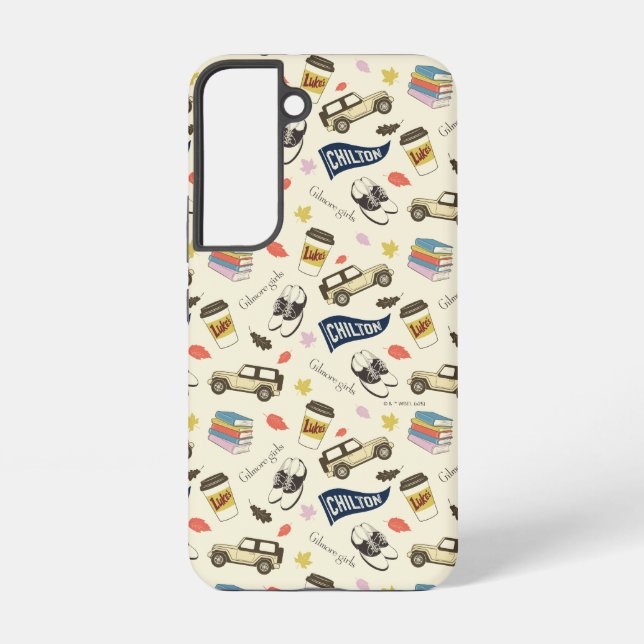 Gilmore Girls Chilton Fall Pattern Samsung Galaxy S22 Case (Back)