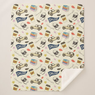 Gilmore Girls Chilton Fall Pattern Sherpa Blanket