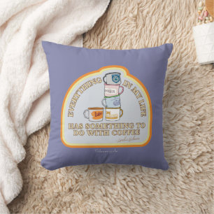 Gilmore Girls   Coffee Quote Graphic Cushion