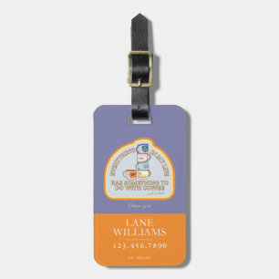 Gilmore Girls   Coffee Quote Graphic Luggage Tag