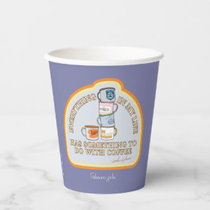 Gilmore Girls Coffee Quote Graphic Paper Cups