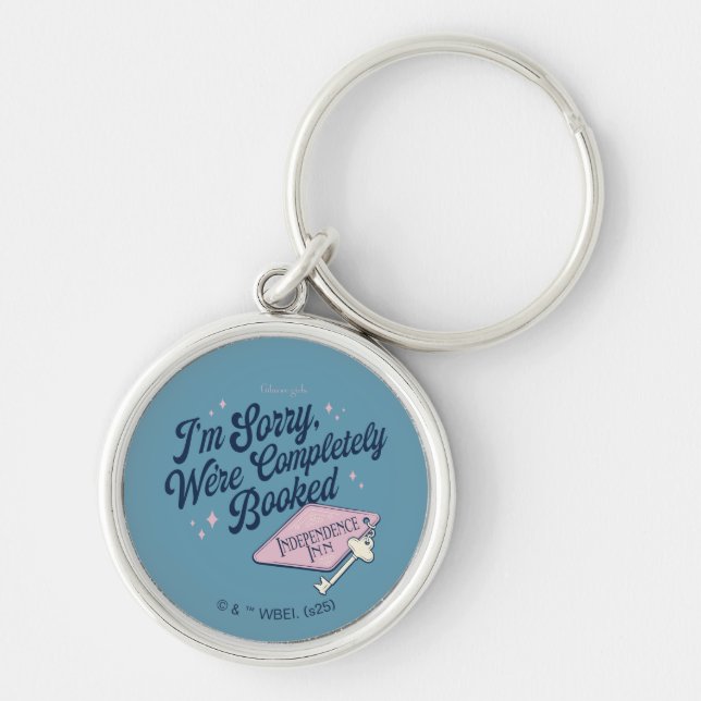 Gilmore Girls Completely Booked Design Key Ring (Front)