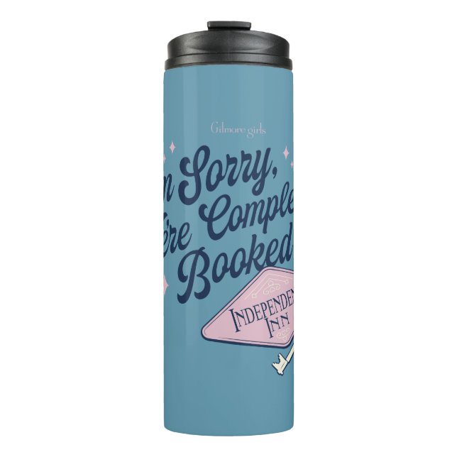 Gilmore Girls Completely Booked Design Thermal Tumbler (Front)