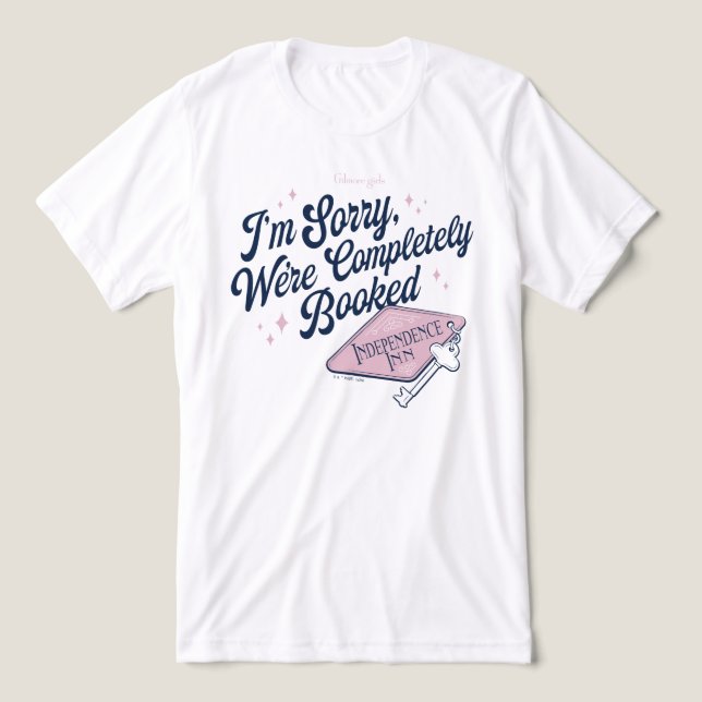 Gilmore Girls Completely Booked Design Tri-Blend Shirt (Design Front)