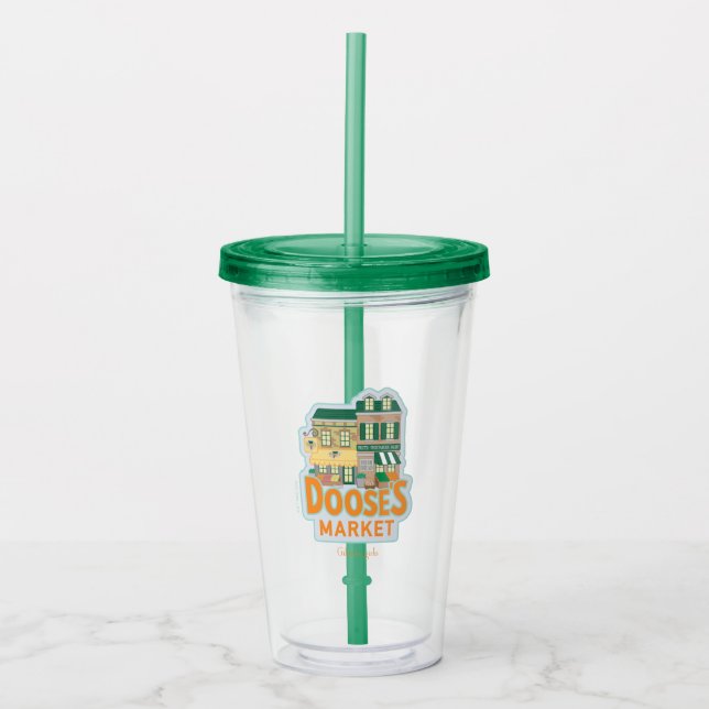 Gilmore Girls | Doose's Market Acrylic Tumbler (Front)