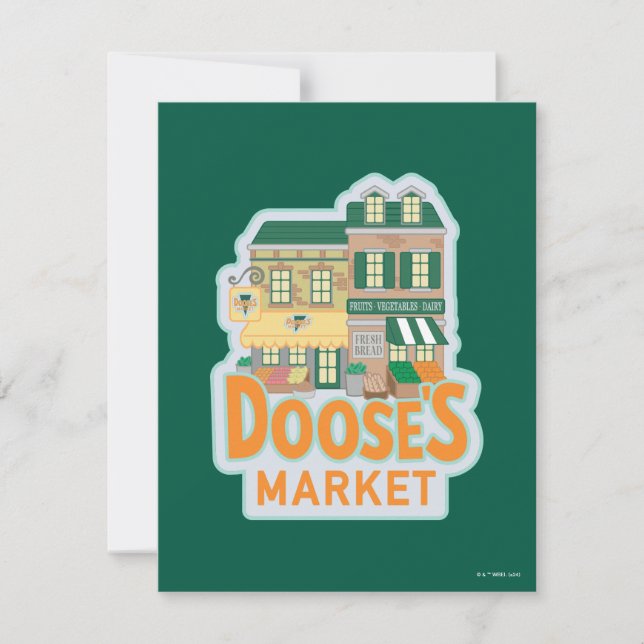 Gilmore Girls | Doose's Market Card (Front)