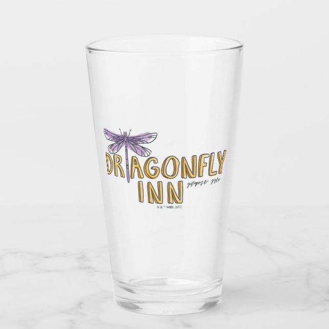 Gilmore Girls | Dragonfly Inn Watercolor Logo Glass (Front)