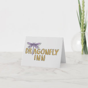 Gilmore Girls   Dragonfly Inn Watercolor Logo Note Card