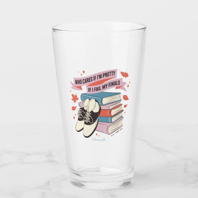 Gilmore Girls Finals Quote Design Glass (Front)