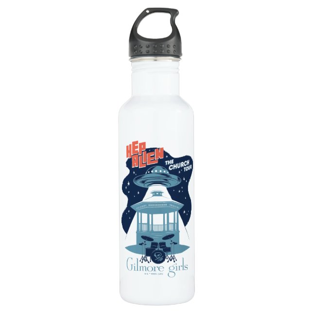 Gilmore Girls Hep Alien Church Tour 710 Ml Water Bottle (Front)