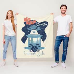 Gilmore Girls Hep Alien Church Tour Fleece Blanket