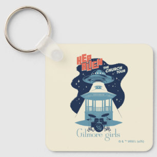 Gilmore Girls Hep Alien Church Tour Key Ring